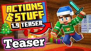 🔥 Action & Stuff 1.9 Christmas Update MCPE | Minecraft Bedrock 1.21 New Teaser 🎄