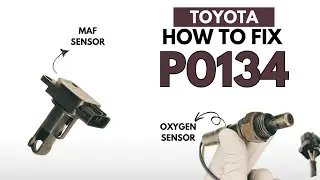 Toyota : Fixing the P0134 Engine Code with 2 Methods