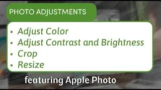 Free Photo Editing on Mac with Apple Photos | Resize, Color, Curves & More