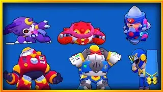 Brawl Stars - All New Skins Losing Pose + Surge
