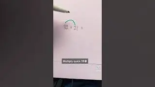 how to easly multiply  big numbers without a calculator 👀