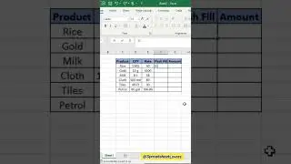 #value error and flash fill in excel #shorts