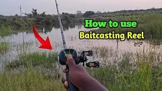 How to use Baitcasting Reel Beginners and Tips and tricks | Best rod Deadly hunt and Camry reel 