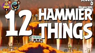 Angry Birds Seasons Hammier Things Level 1-12 Walkthrough 3 Star
