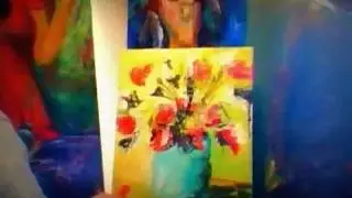 How to paint abstract flowers