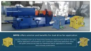 NMTG Overrunning Clutches / Freewheel clutches for Copper Mine Process Air Fan | Mining Industries