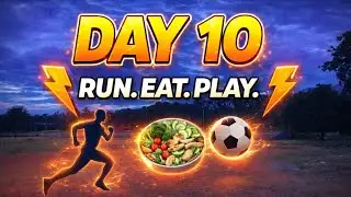 Day 10 of consistent posting - From Morning Run to Cricket Fun | Exploring a New Food Spot 🍽️🏏 