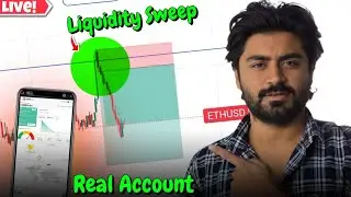 LIVE Trading 🔴 Liquidity Sweep Strategy | Real Funded Account Trade