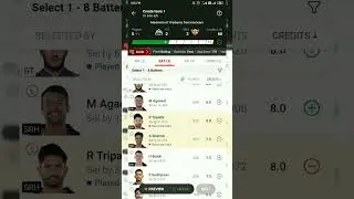 GT vs SRH Dream11 Team