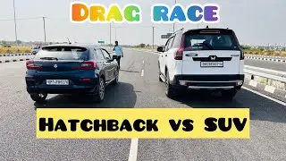 Baleno 2022 vs Scorpio N : Drag Race🚀🚘| 90bhp vs 174bhp| ye umeed to blkl ni ti yr 🫣 baleno🙌🏻🫡