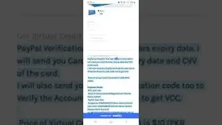 Buy Virtual Credit Card (VCC) For PayPal Account etc. 