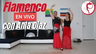 StepFlix Flamenco Clase en Vivo 🔴 para principiantes por Ania Diaz #1