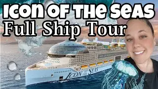 ICON OF THE SEAS FULL TOUR 2025 // ALL LOCATIONS AND ALL RESTAURANTS