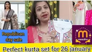 26 January Special Kurta Set Haul 💙 | Republic Day Outfit Ideas for Women