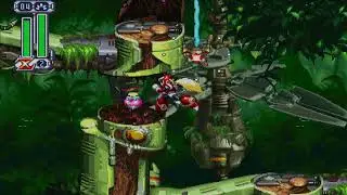 [PS1 4K] Mega Man X4: Zero Route - Web Spider Stage