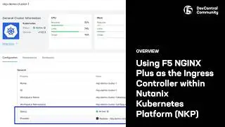 Using F5 NGINX Plus as the Ingress Controller within Nutanix Kubernetes Platform (NKP)