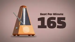 165 BPM Metronome [1Hour]