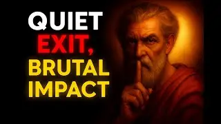 The Stoic POWER of Walking Away: Silent Consequences That Cut the Deepest