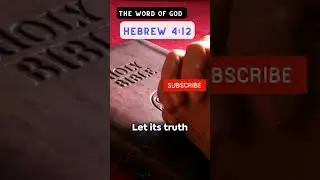 The power of God's Words - Hebrews 4:12 #godsword #dailyscripture  #faith