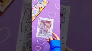 𝐃𝐢𝐲 𝐦𝐢𝐧𝐢 𝐬𝐭𝐢𝐜𝐤𝐞𝐫 𝐞𝐧𝐯𝐞𝐥𝐨𝐩𝐞 💕🐰 #shorts #youtubeshorts