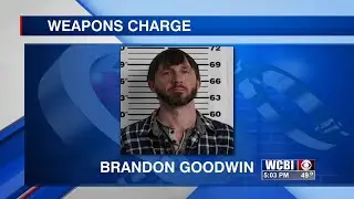 Convicted Tennessee felon receives gun charge in Prentiss Co.