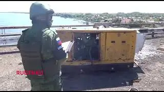 Antonovskiy Bridge, Kherson, new damage after night strike