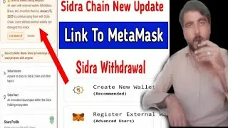 Sidra Chain Meta Mask Wallet |  Connect Problem Fix Lose All Token | New Update Don't Miss