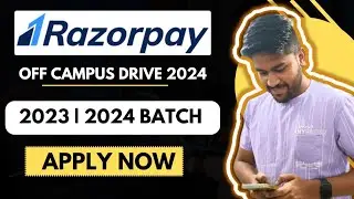 Razopay off campus drive 2024 | razorpay hiring freshers 2024 | off campus hiring for freshers