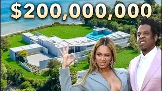 Inside JayZ and Beyonce&rsquo;s $200,000,000 Megamansion in Malibu with OCEAN Views!