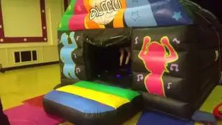 Bounceland UK's disco dome in action.