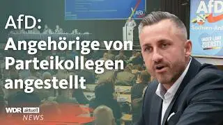 Vorwurf der Vetternwirtschaft in der AfD: Bundesvorstand ber&auml;t &uuml;ber Vorgehen | WDR Aktuelle Stunde