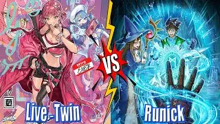 Live☆Twin vs Runick K9 - NEW BANLIST DB Yu-Gi-Oh!