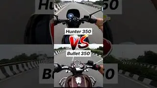 Hunter 350 VS Bullet 350 🔥 #shorts #hunter350