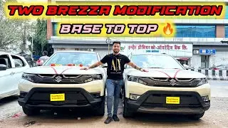 Brezza Lxi Base to Top Modifications with Pricing💸 | Maruti Genuine accessories in Indore😍🔥