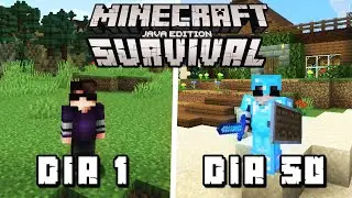 SOBREVIVI 50 Dias no Minecraft Survival - O Filme