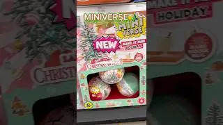 🎄MAKE IT MINI HOLIDAY ☕️ #miniverse #shorts #holiday #christmas #unboxing #fyp #cottoncandyky_playz