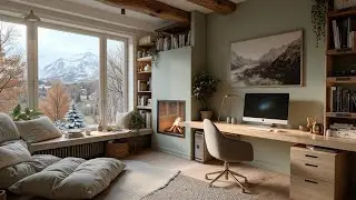 Cozy Winter Study Music | Deep Focus Instrumental for Calm Work Flow Vibes & Productivity