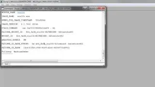 Troubleshooting Windows BSOD Memory.Dmp