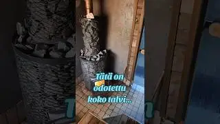 Pienest&auml; voi mies olla onnellinen! #ulkosauna #kev&auml;t #sauna