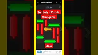 26 July mini game puzzle slove Hamster 🐹 combat