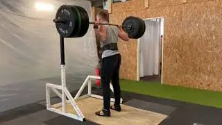 Back squat: 150 x 1 rep by Peter Ritter-Brenting