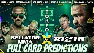 BELLATOR VS. RIZIN FULL CARD PREDICTIONS!