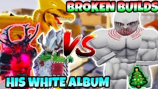 [YBA] Using my BROKEN NO SKILL BUILDS to Beat his OP WHITE ALBUM... (Gone Wrong)