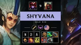 Shyvana Mid vs Zed - NA Master Patch 25.16