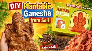 Handmade Ganpati Bappa Idol | Eco-Friendly Ganesh Murti from Mitti | Ye Dekhiye 🌱🙏