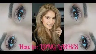 How to: Get long lashes without using falsies | Diana Lomelin