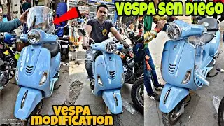 Vespa San diego modification | Vespa scooter modified | Vespa 2022