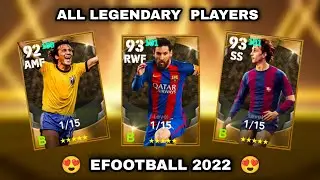200+ All LEGENDARY Players In eFootball 2022 Mobile 🔥 PES 22