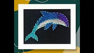 Dolphin String art DIY tutorial