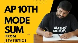 AP 10TH CLASS MATHS//STATISTICS//MODE SUM @MathsMummy 